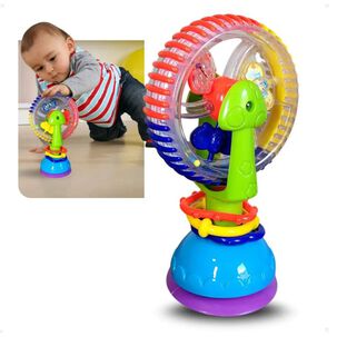 Sonajero Did&aacute;ctico Beb&eacute; Rueda Giratoria Apilable 3m+