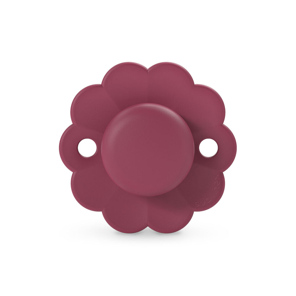 Chupetes Wonder Viva Magenta/mauve Chalk Con Tetina Fisiol&oacute;gica Sx Pro De Silicona 6/18 Meses + Broche Wonder De Silicona Mauve Chalk image number 2.0