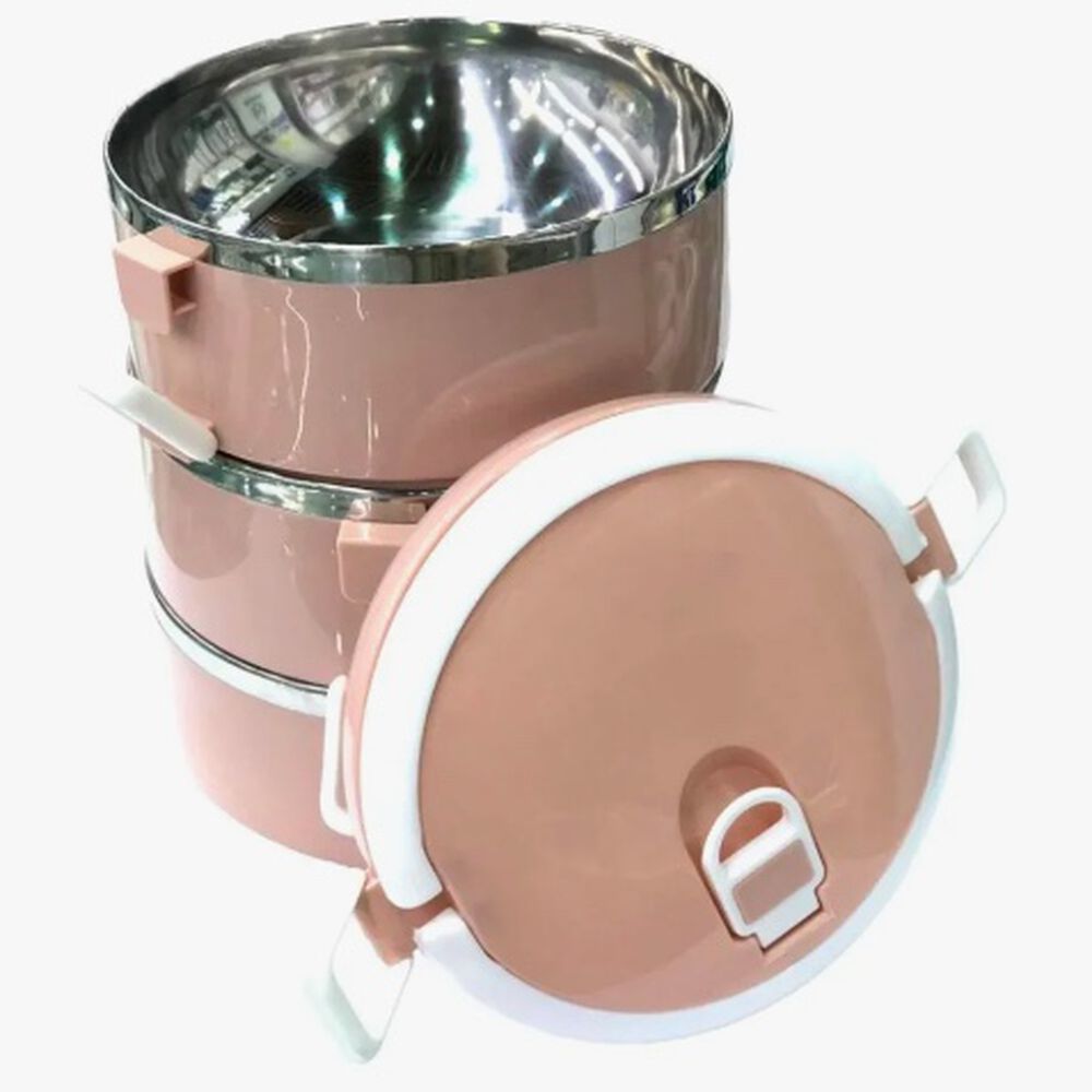 Contenedor Taza Termo De Comida 3 Capas Verde image number 1.0