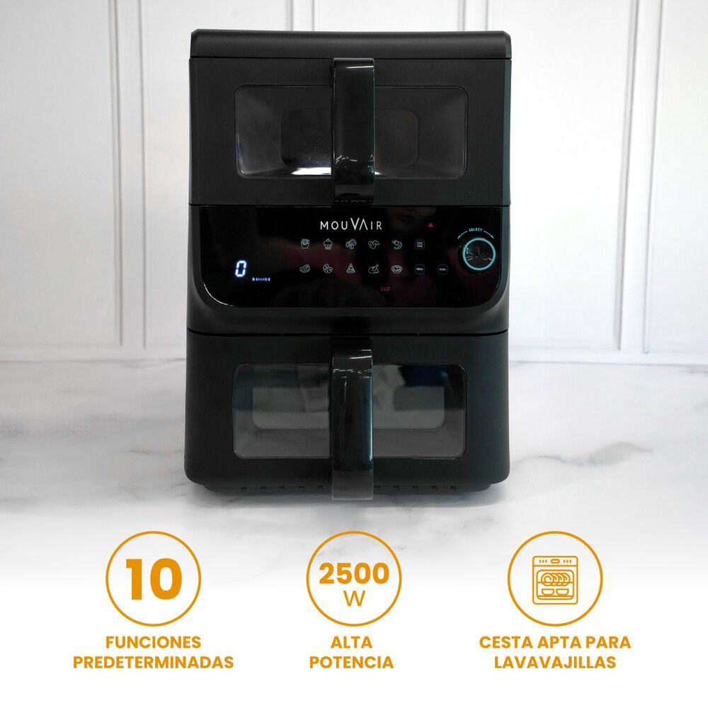 Freidora Mouvair Duo 10l Vertical Doble Cesta image number 1.0