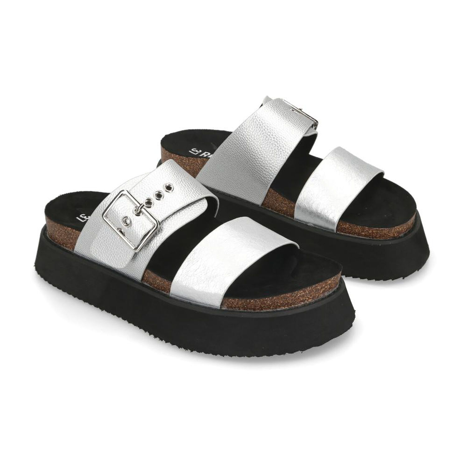 Sandalia Mujer Rolly Go Silver image number 1.0