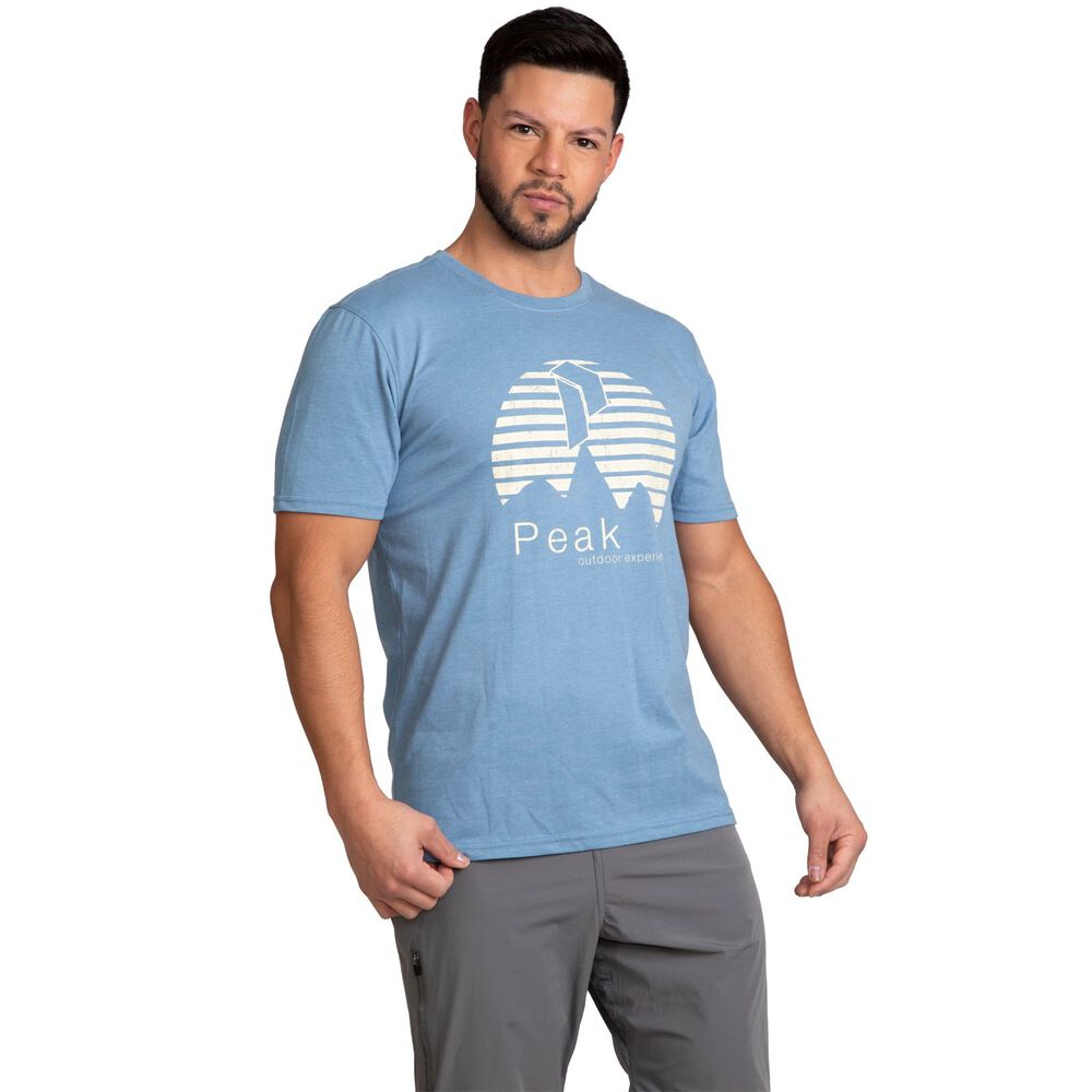 Polera Peak Performance Hombre Alfros Azul Sombra image number 0.0
