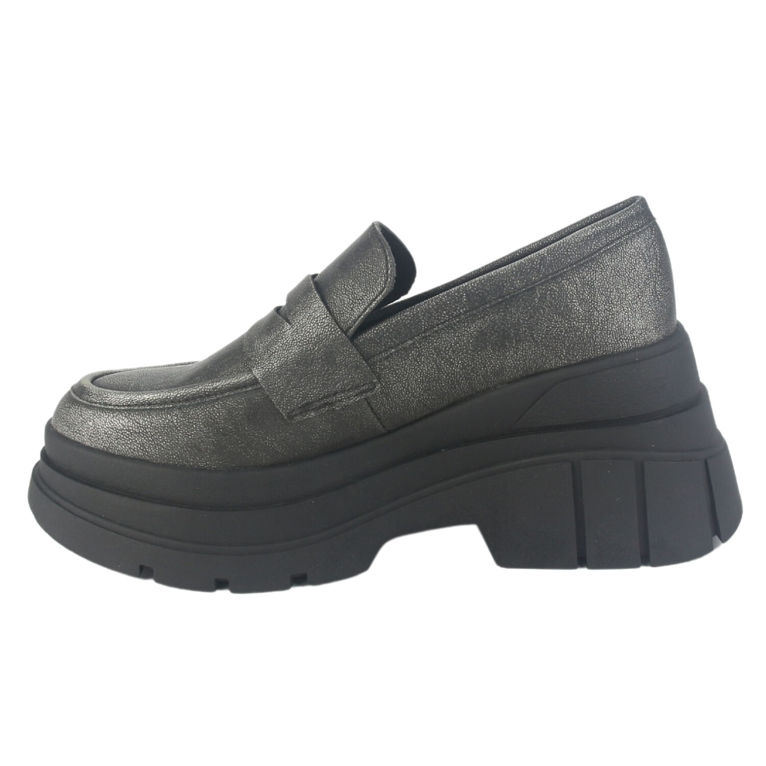 Mocasin Chalada Mujer Natirus-3 Plateado Casual image number 1.0
