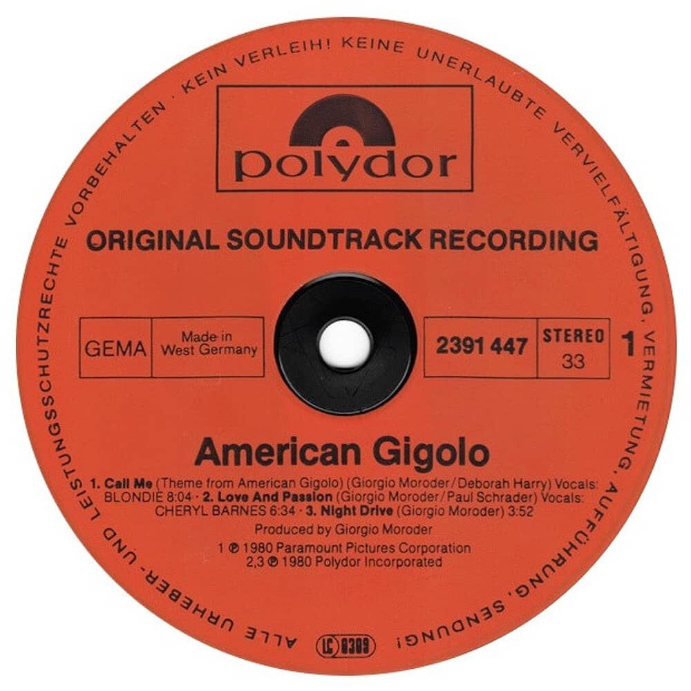American Gigolo - O.s.t. | Vinilo Usado image number 2.0