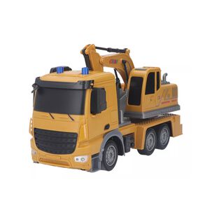 Juguete Camion Excavadora A Control Remoto Amarillo Infnatil