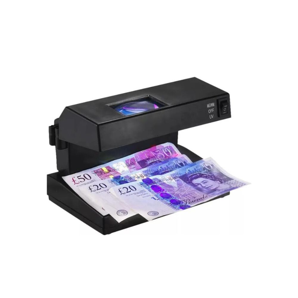 Maquina Detectora De Billetes Falsos Con Luz Ultravioleta image number 1.0