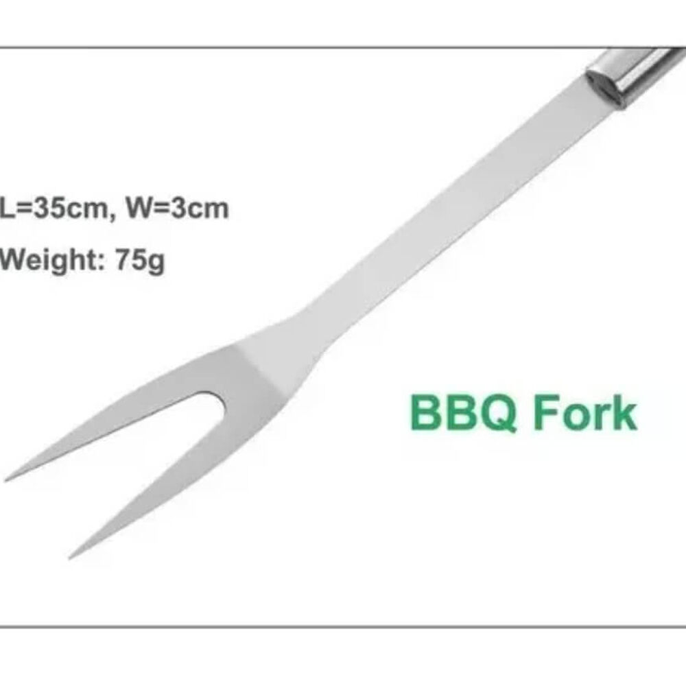 Set 5 Utensilios Profesional Acero Inox Para Asado + Estuche image number 1.0