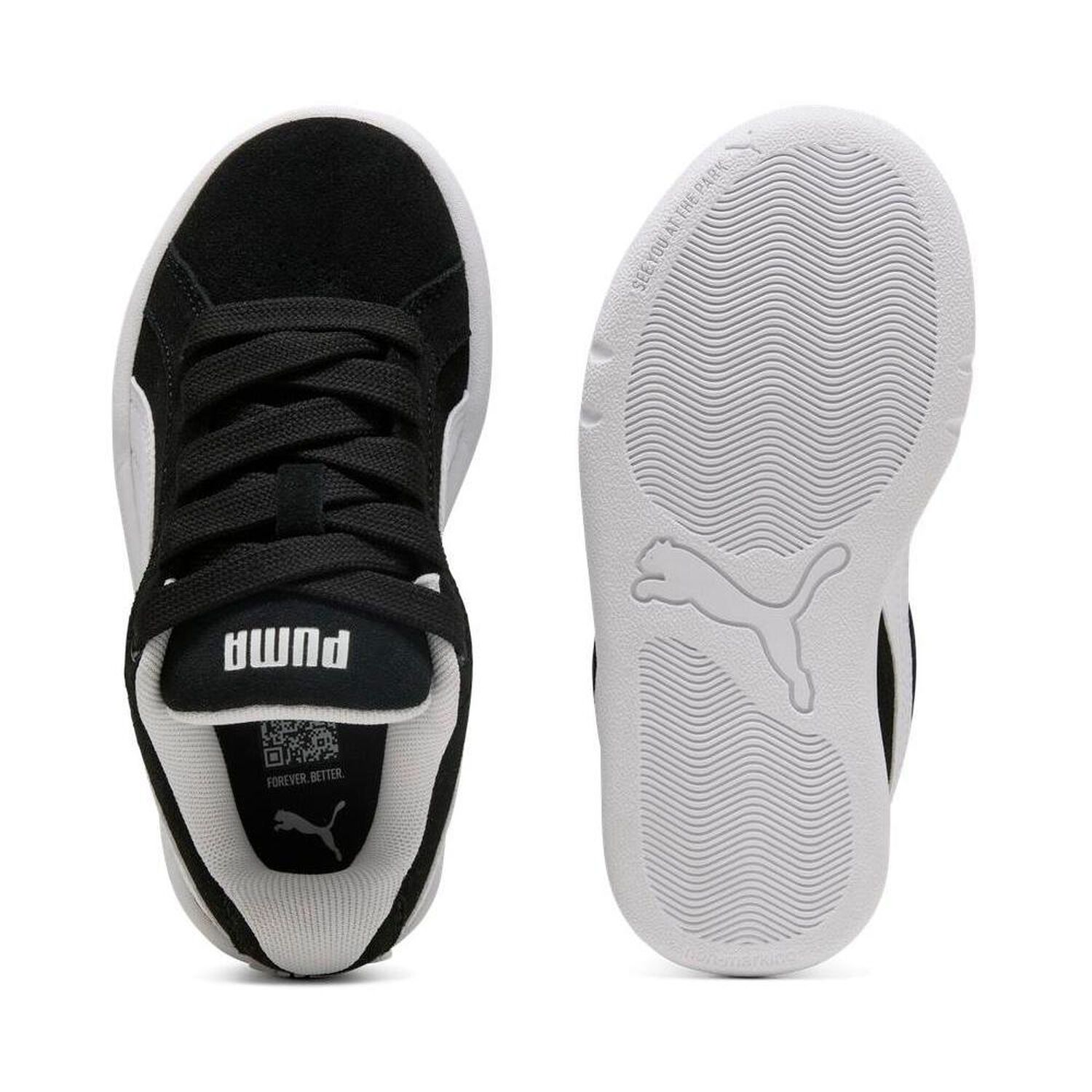 Zapatilla Puma Park Lifestyle Easy Sd Ps Ni&ntilde;o Negro image number 4.0