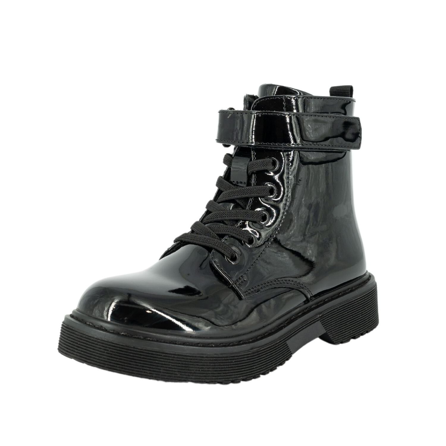 Botin Danica Negro Charol Bamboo image number 0.0
