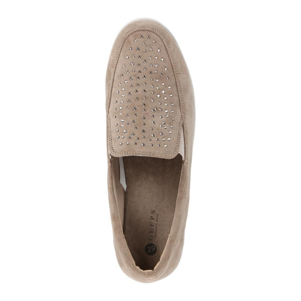 Zapato De Vestir Mujer Geeps Taupe image number 4.0
