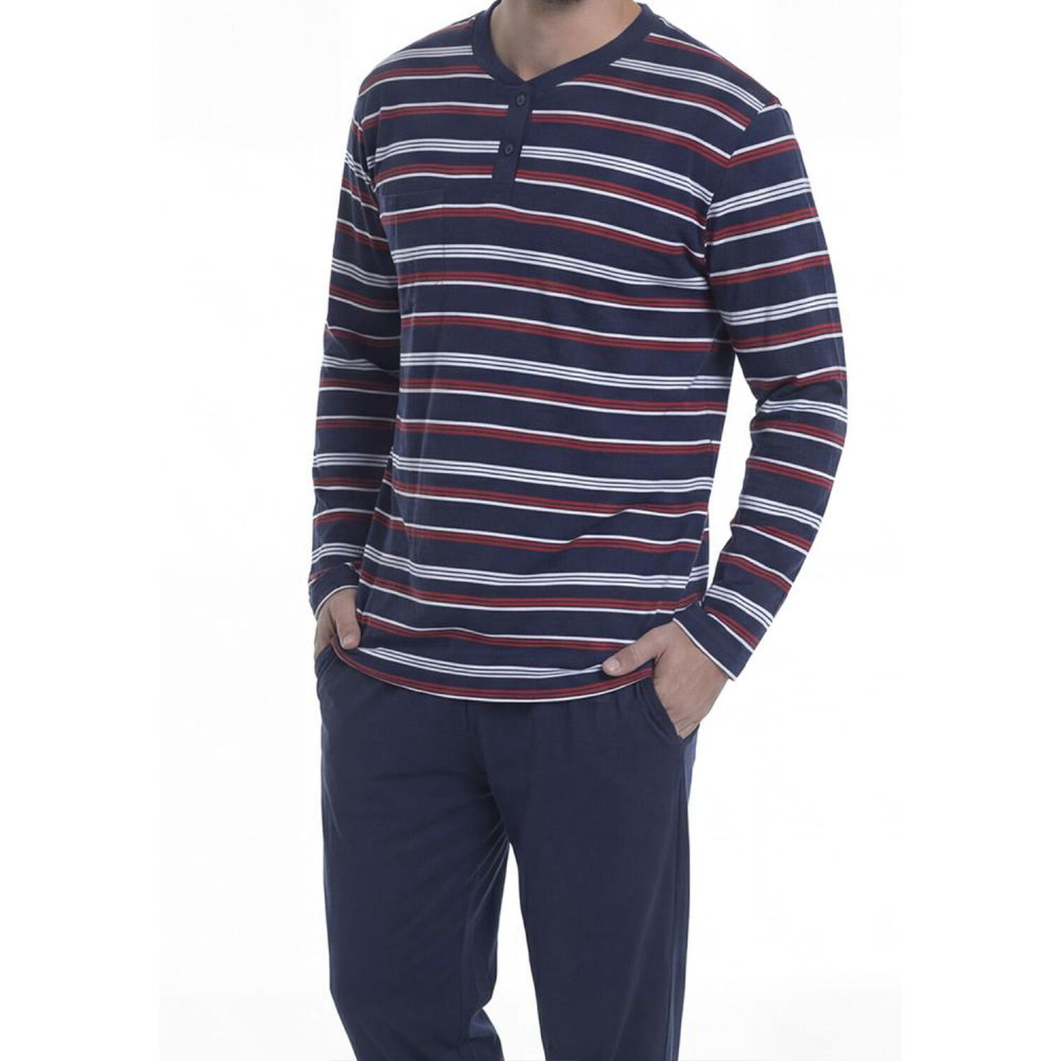 Pijama Largo Hombre Kayser / 2 Piezas image number 2.0