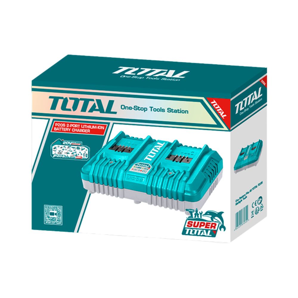 Cargador Inteligente Doble 20v 4a Total image number 2.0
