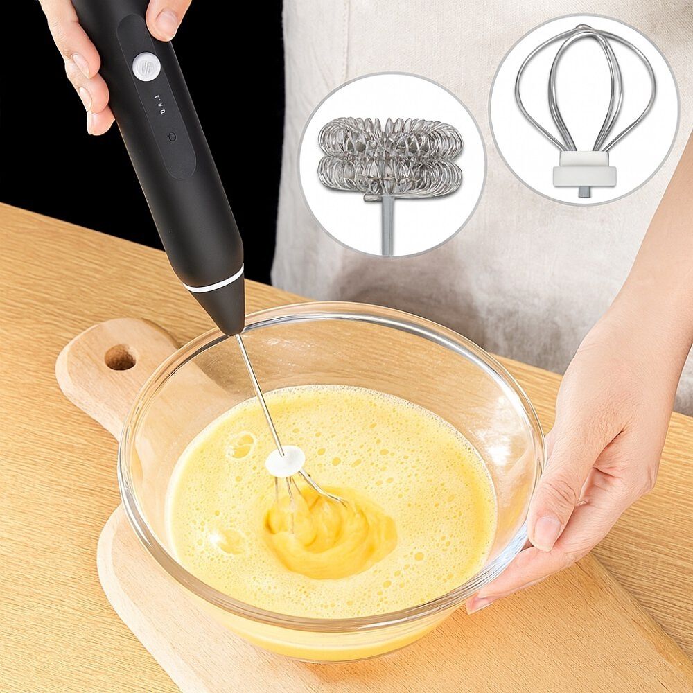 Mini Batidor Revolvedor De Caf&eacute; Y Espuma Leche Recargable Usb image number 7.0