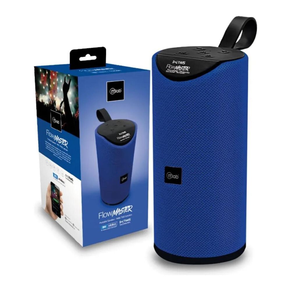 Parlante Bluetooth 20w Recargable Azul Flow Master 8859 image number 3.0