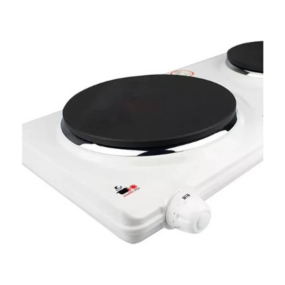 Encimera Con Alimentaci&oacute;n El&eacute;ctrica - Magefesa Dinamic Duo Mgf 220v Color Blanco - 2 Hornallas image number 2.0