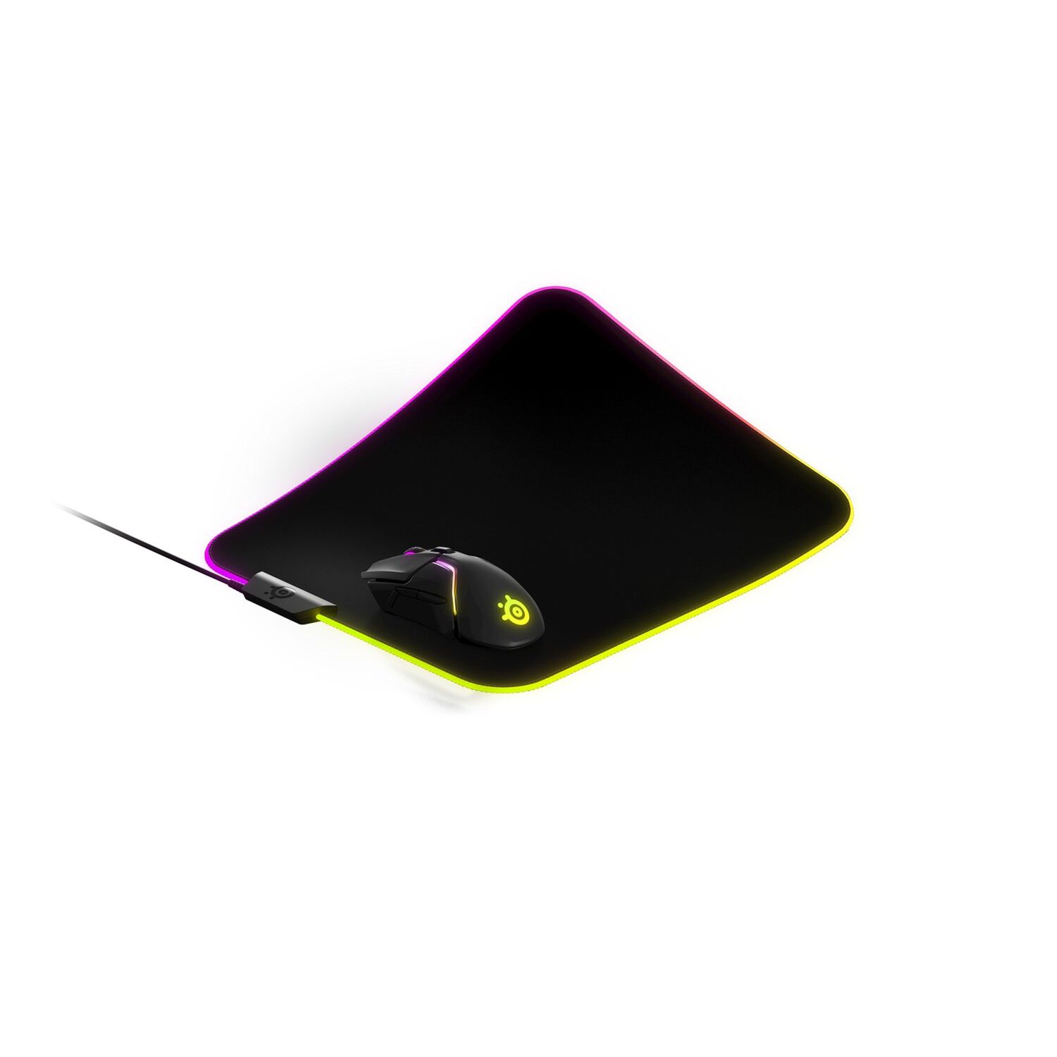 Mousepad Gamer Steelseries Qck Prism M Rgb Negro image number 3.0