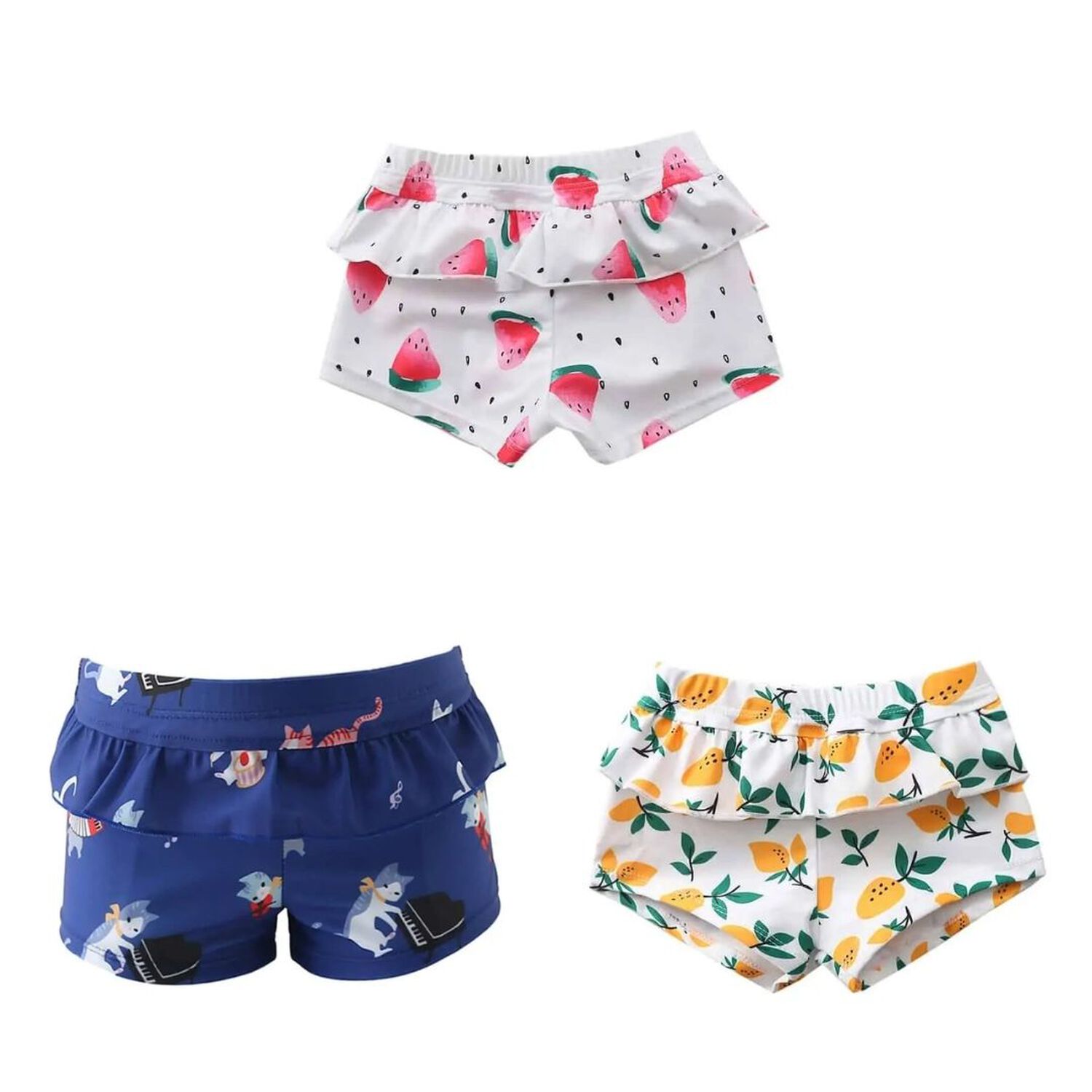 Shorts De Ba&ntilde;o Con Vuelos Para Ni&ntilde;a Jump Kids Surtido image number 2.0