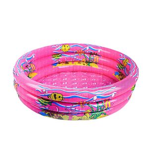 Piscina Inflable 3 Anillos Rosada Piscina Inflable 3 Anillos Rosada