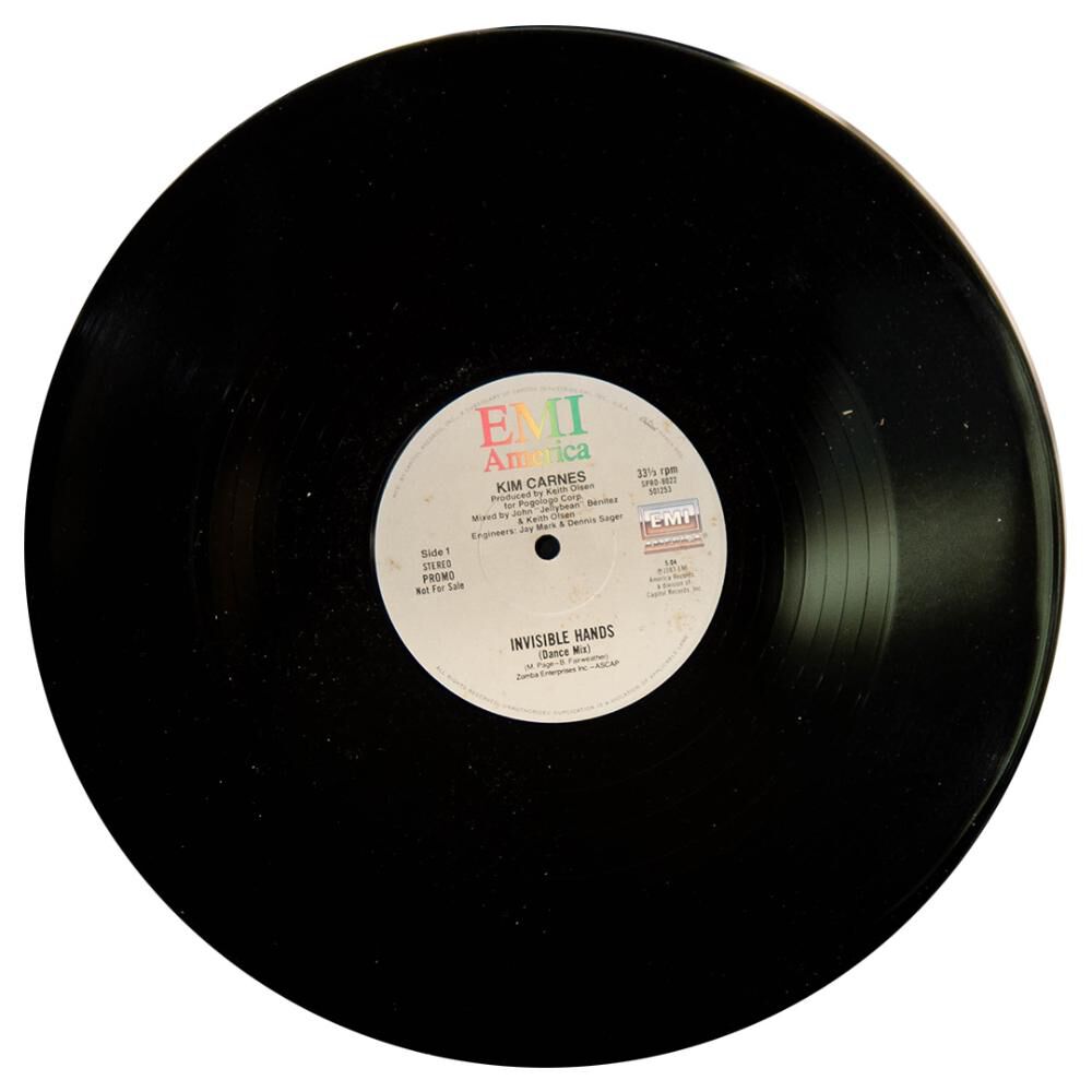 Kim Carnes - Invisible Hands | 12" Maxi Single Usado image number 2.0