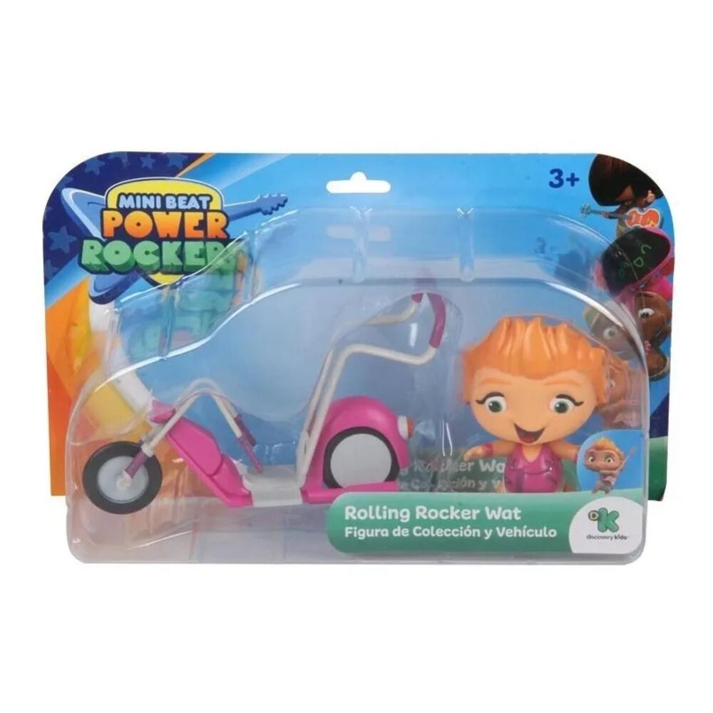 Juguete Pack 4 Figuras Power Rockers Con Automovil Infantil image number 2.0
