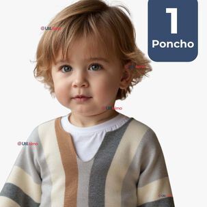 Poncho Manta Mapuche Lana Grueso Fiestas Patrias