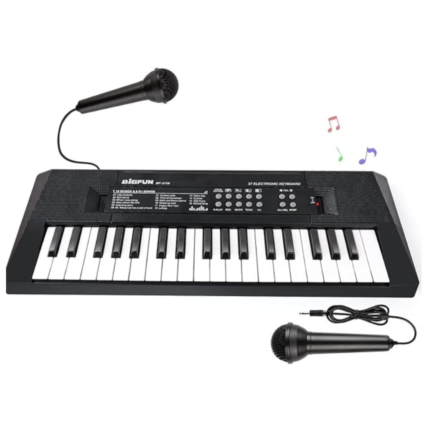 Juguete Piano Teclado Musical Con 37 Teclas Sonidos Mic image number 1.0