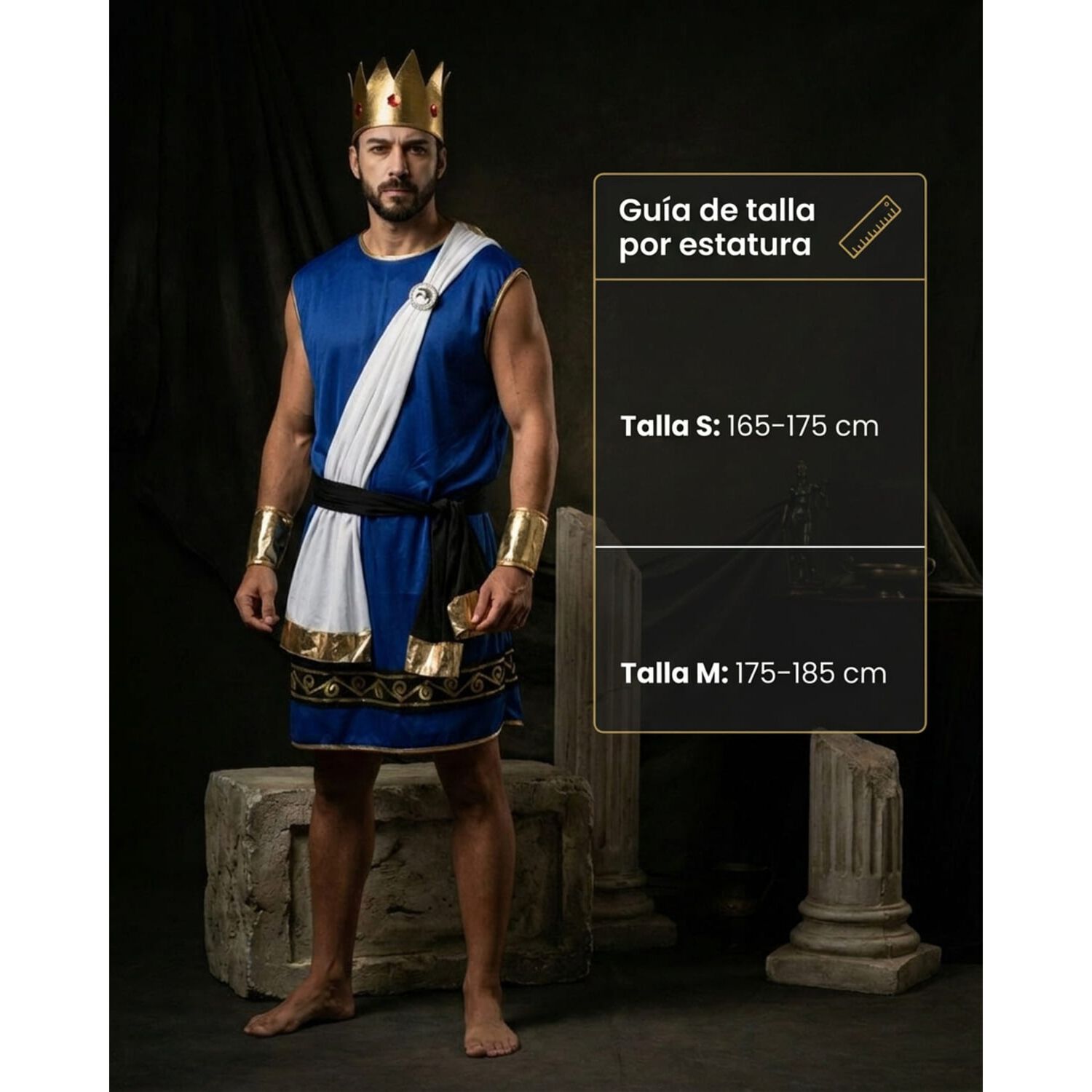 Disfraz Dios Griego Zeus Adulto image number 4.0