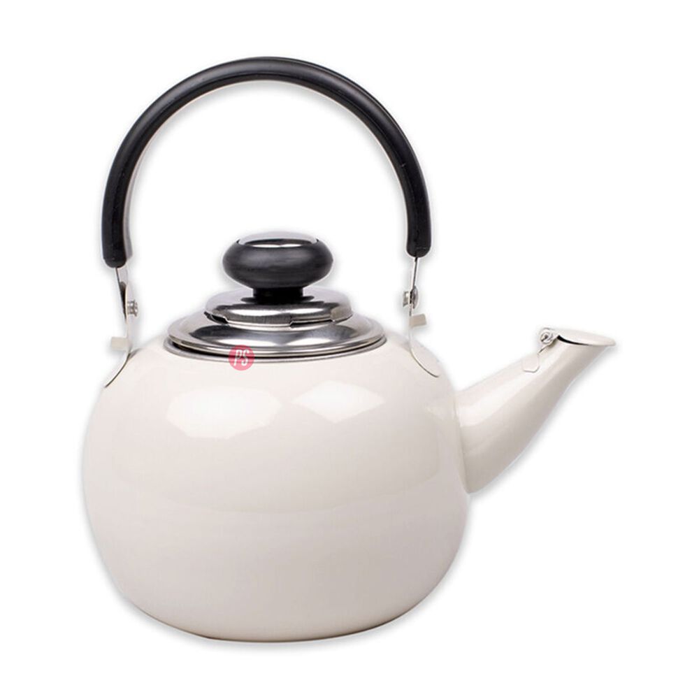 Tetera De Acero Inoxidable 800ml Color Marfil - Ps image number 3.0