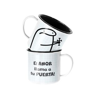 Taza Enlozada Lechera El Amor Llama A Tu Puerta Regalo