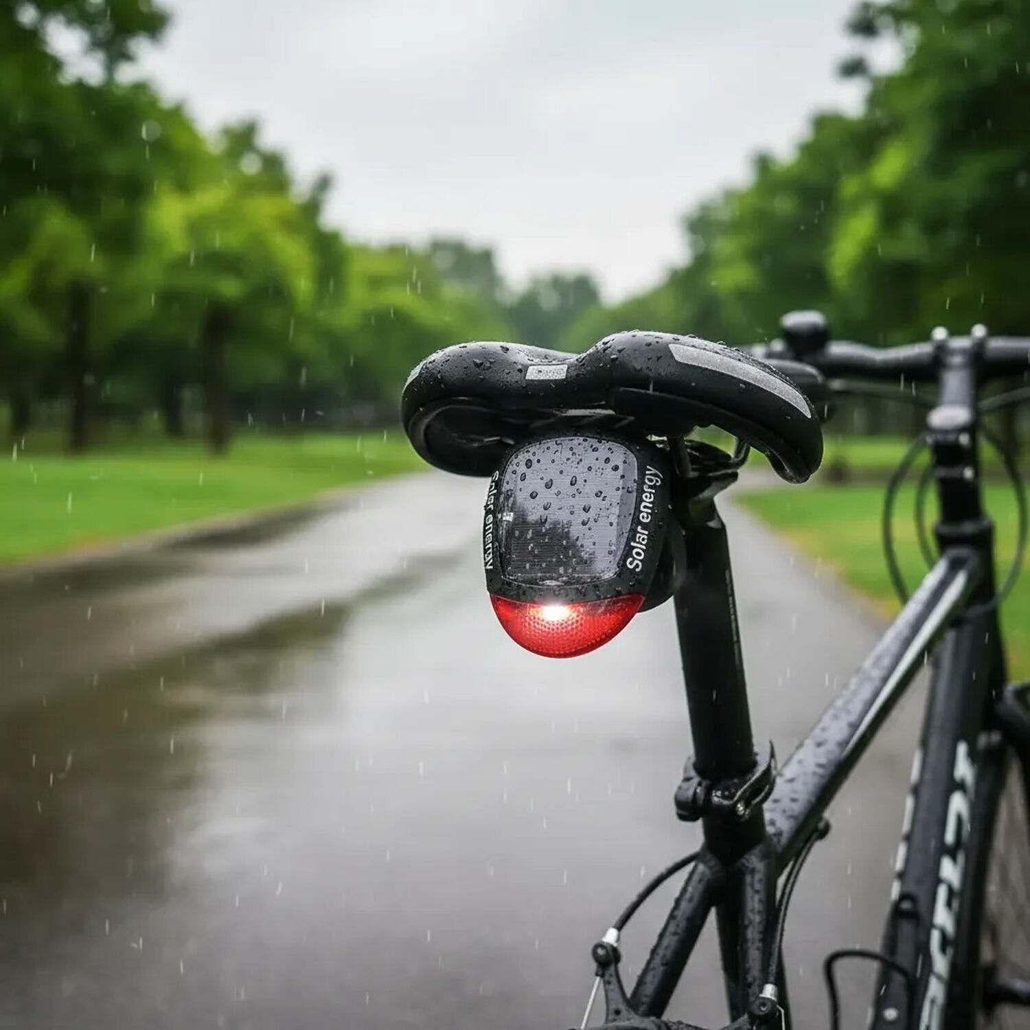 Luz Led Trasera Bicicleta Solar Contra Agua Recargable image number 5.0