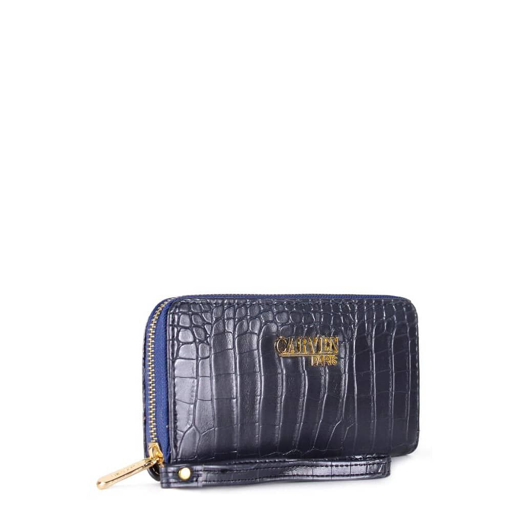 Billetera De Mujer Jade Azul Carven image number 1.0