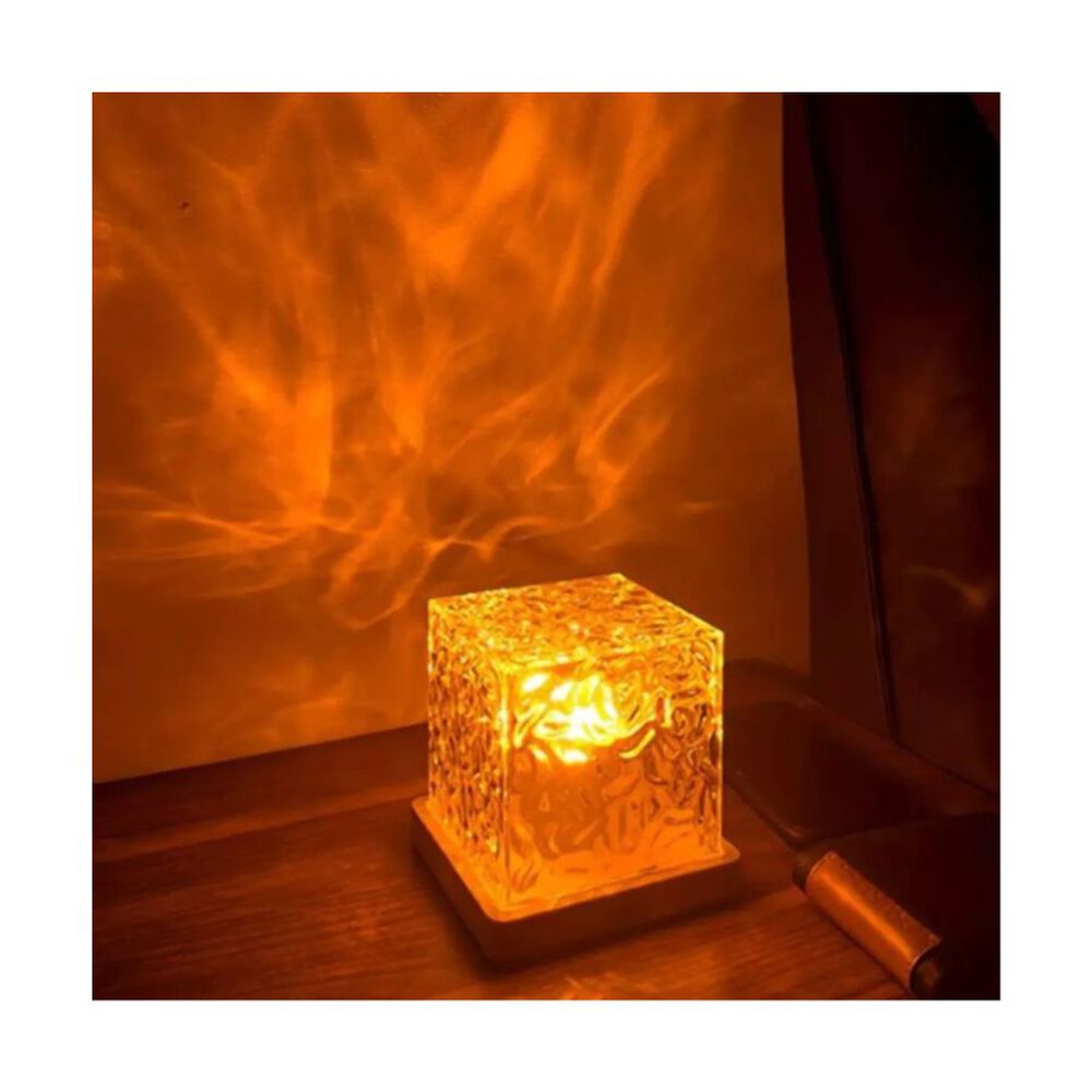 Lampara Luz De Noche Decorativa Rgb Regulable Usb De Mesa image number 4.0