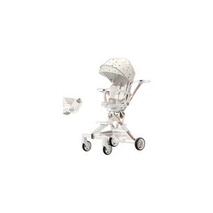 Coche De Paseo 360&deg; Con Mesita Lubabycas Blanco