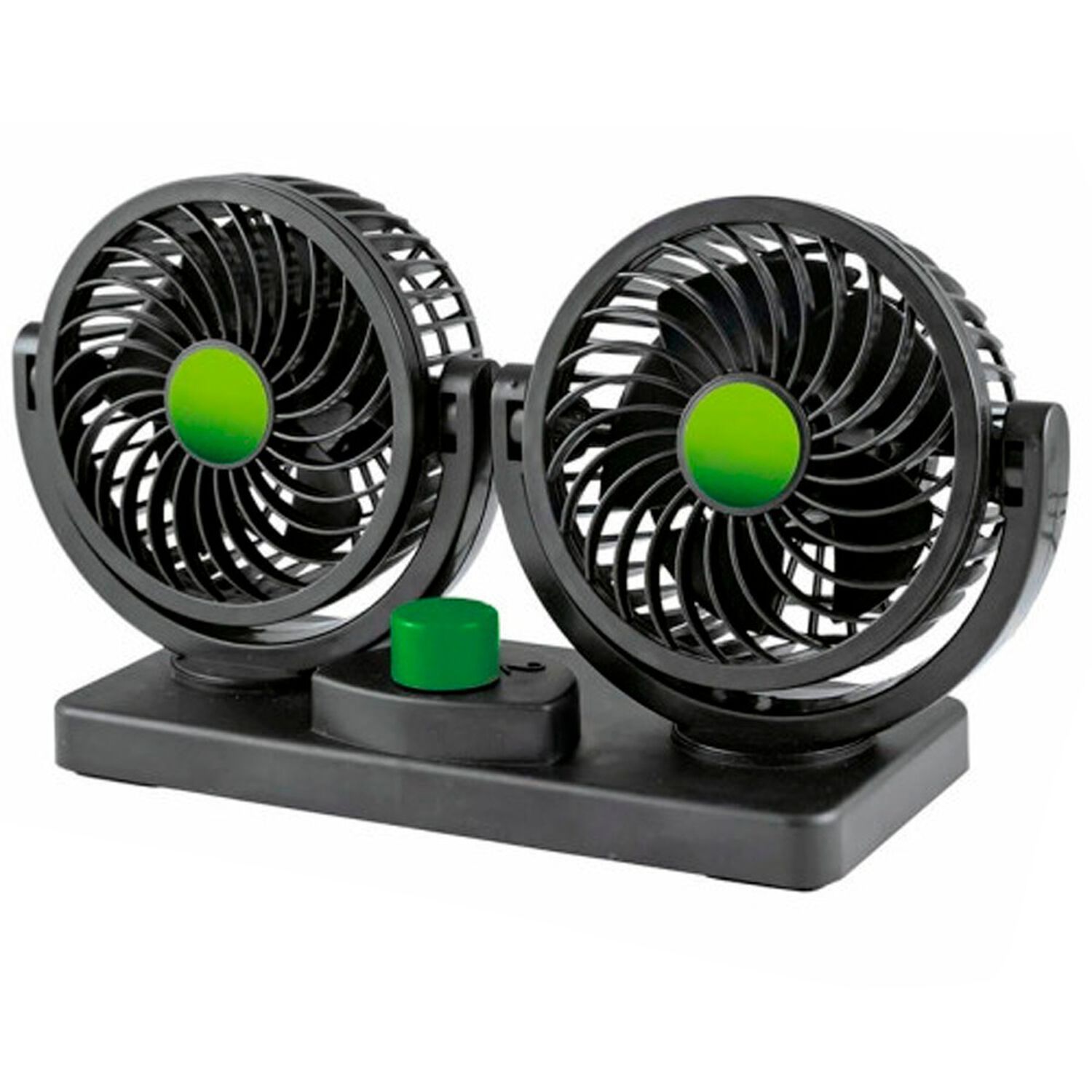 Ventilador Doble Para Coche Ajustables 360 Grados Usb image number 0.0