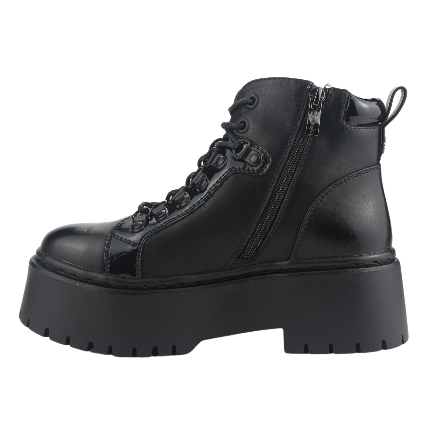Botin Chalada Mujer Rust-21 Negro Plataforma image number 1.0