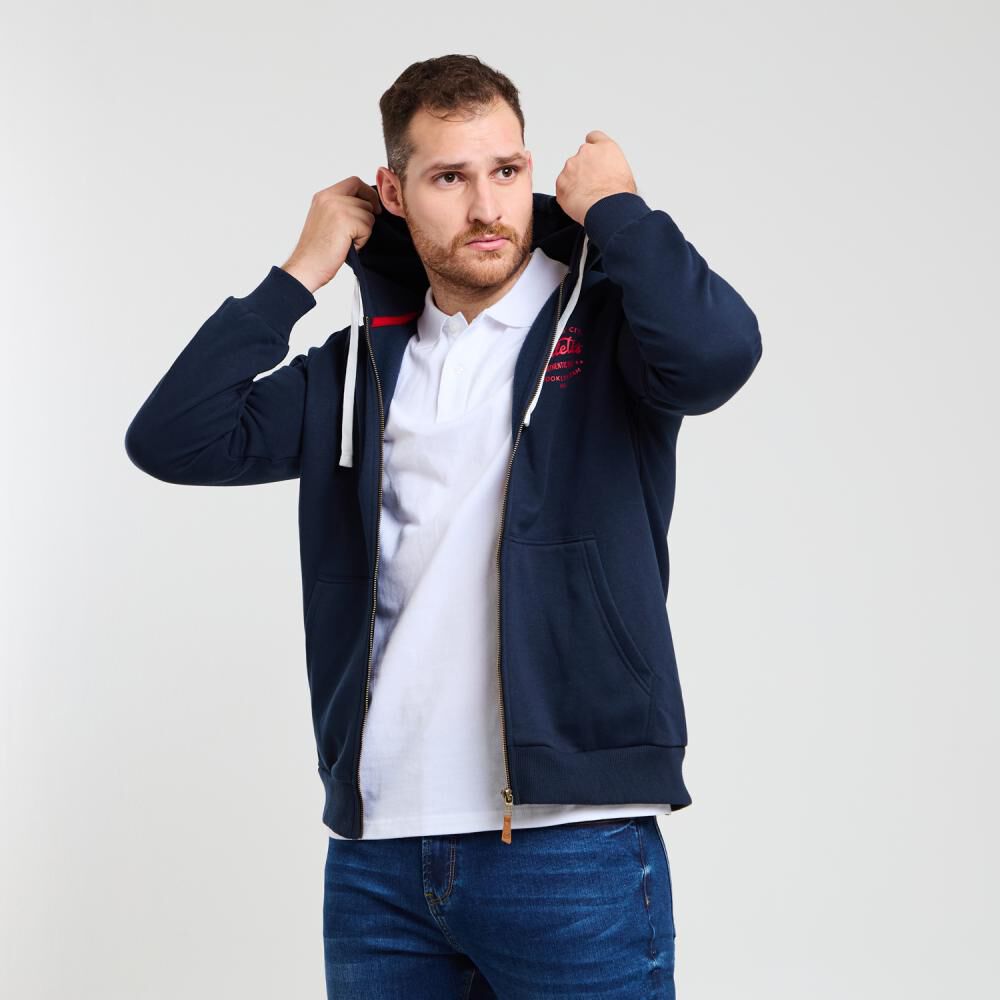Polerón Regular Cuello Redondo Con Capucha Hombre Peroe image number 2.0