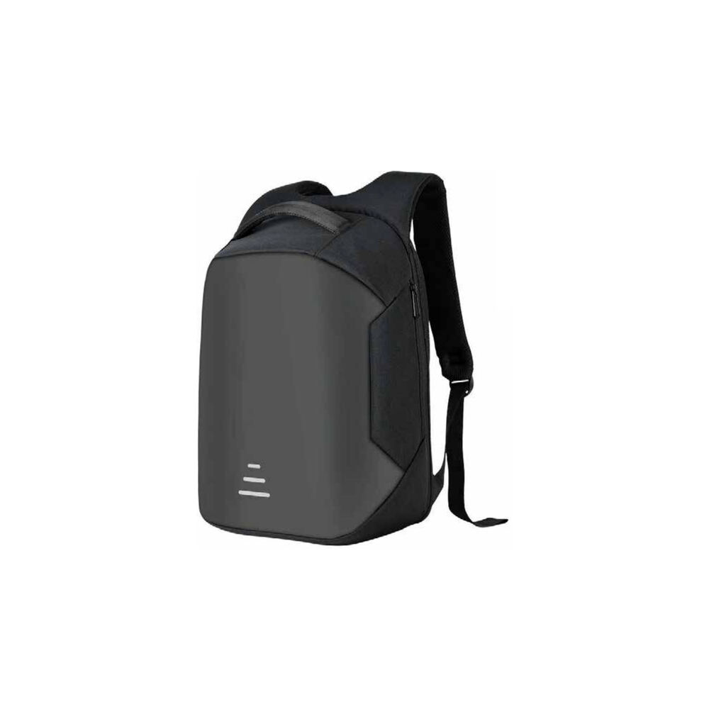 Mochila Antirrobo Impermeable Usb Gris - Ps image number 0.0