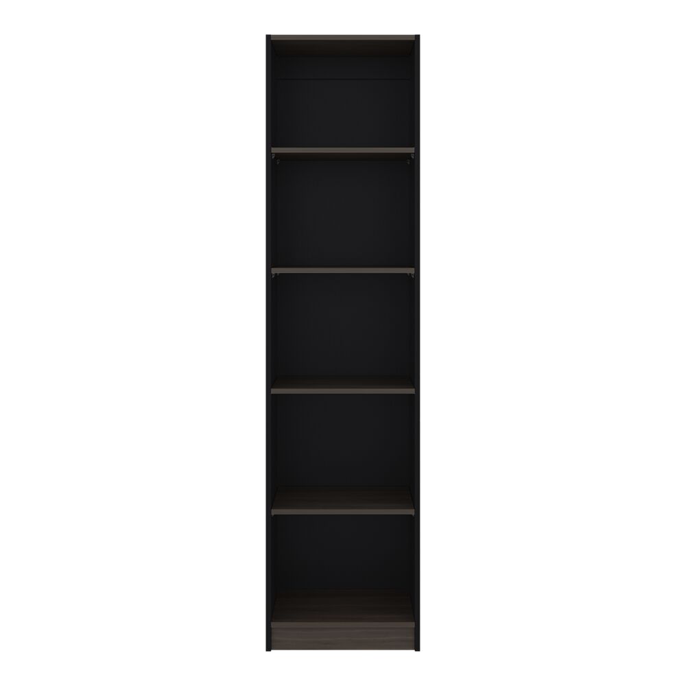 Estante Organizador 5 Niveles Negro Y Cafe 180,6x45x29,9 Cm image number 3.0