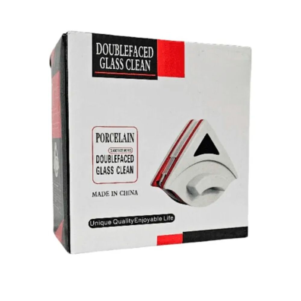 Limpiador De Vidrios Magn&eacute;tico De Doble Cara Blanco image number 2.0