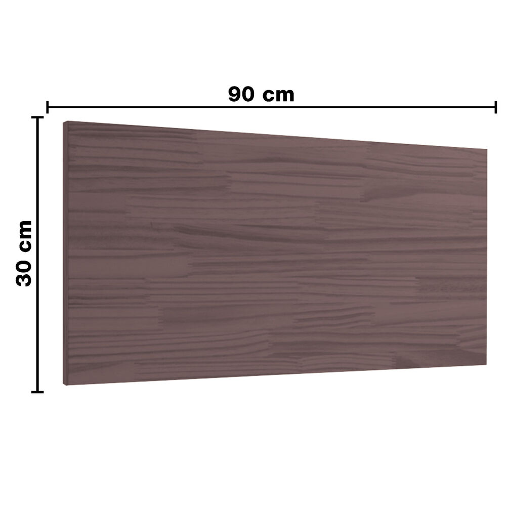 Repisa Flotante 90x30cm Mdp + 2 Soportes Caf&eacute; Kpc90x30x1,5uv Brasforma image number 3.0