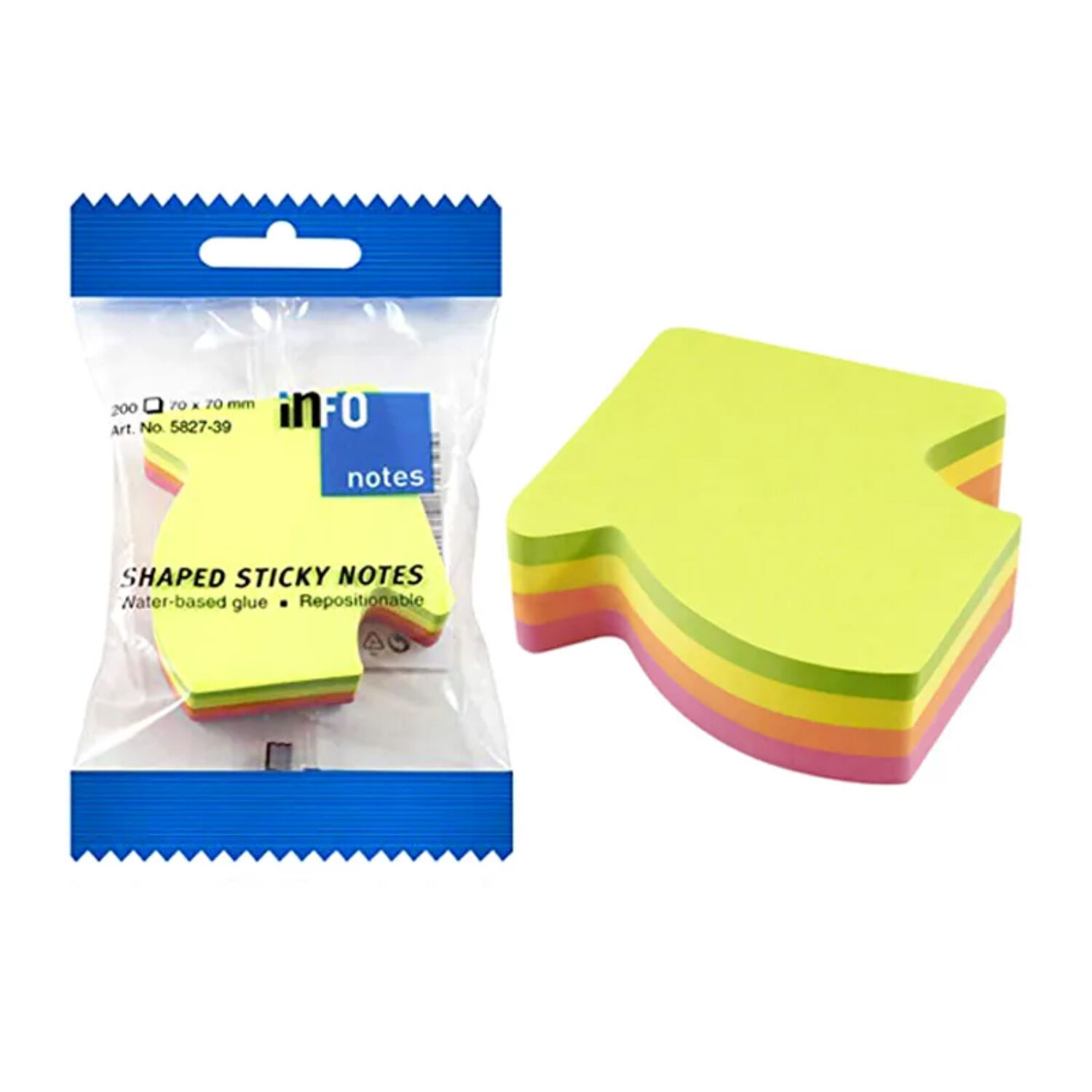 Notas Adhesivas Forma Flecha 200 Hojas Color - Ps image number 0.0