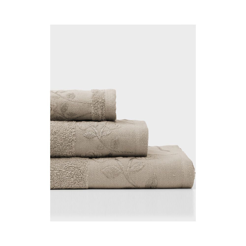 Juego Toalla Andes 3 Piezas Rosas Taupe image number 0.0