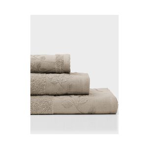 Juego Toalla Andes 3 Piezas Rosas Taupe