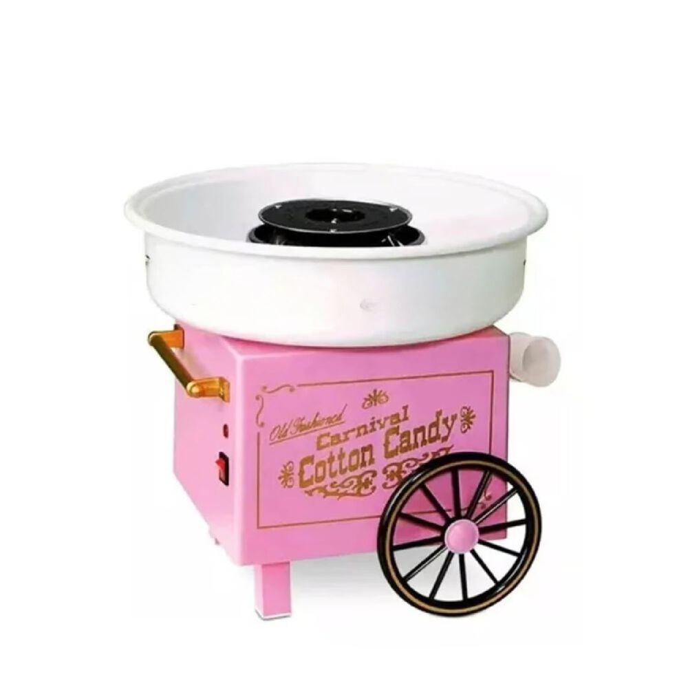 Máquina De Algodón De Azúcar Estilo Retro Para Fiestas Rosa image number 0.0