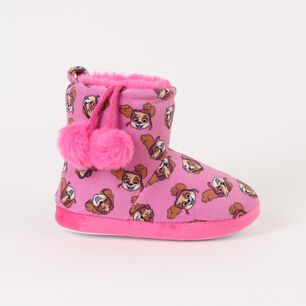 Pantufla Bota Ni&ntilde;a Paw Patrol Rosado