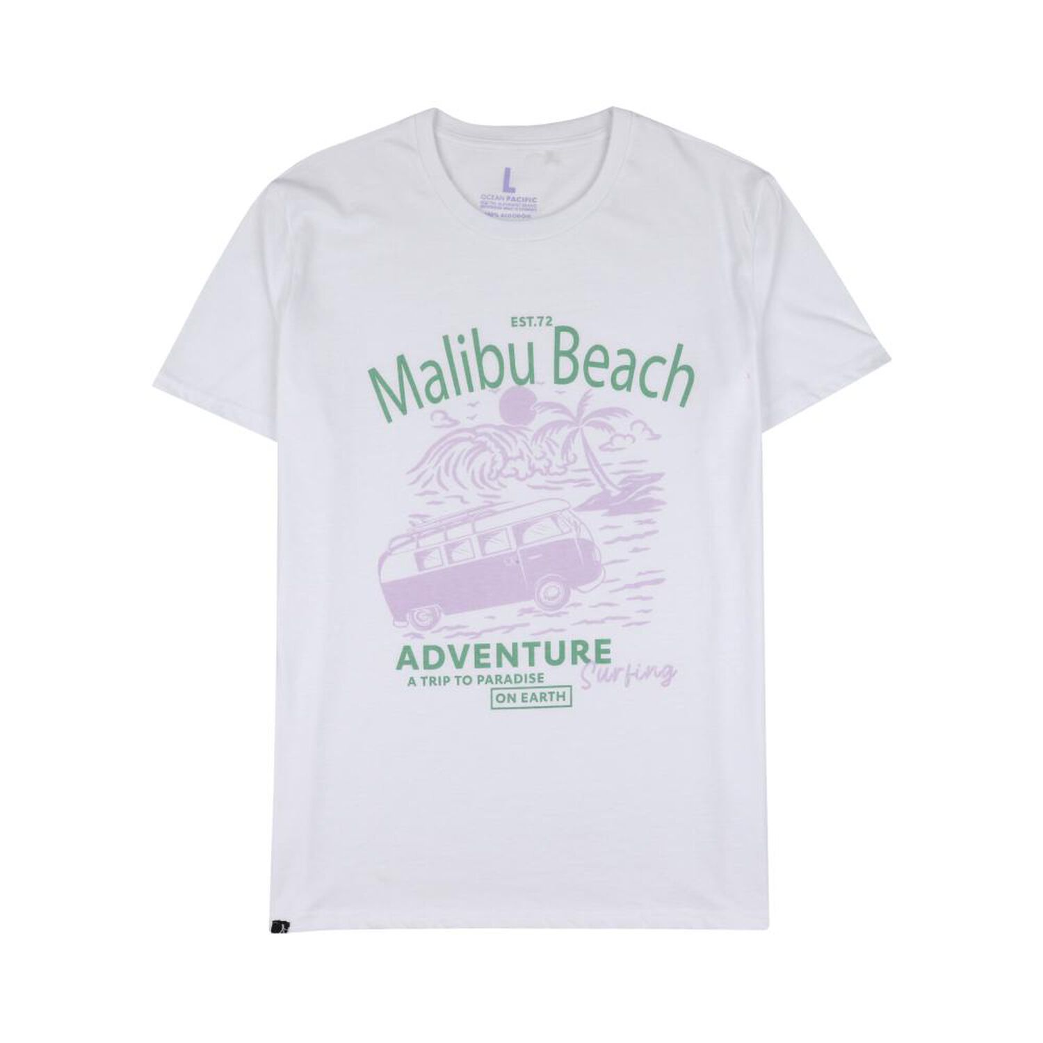 Polera Estampada Manga Corta Cuello Redondo Hombre Ocean Pacific image number 0.0