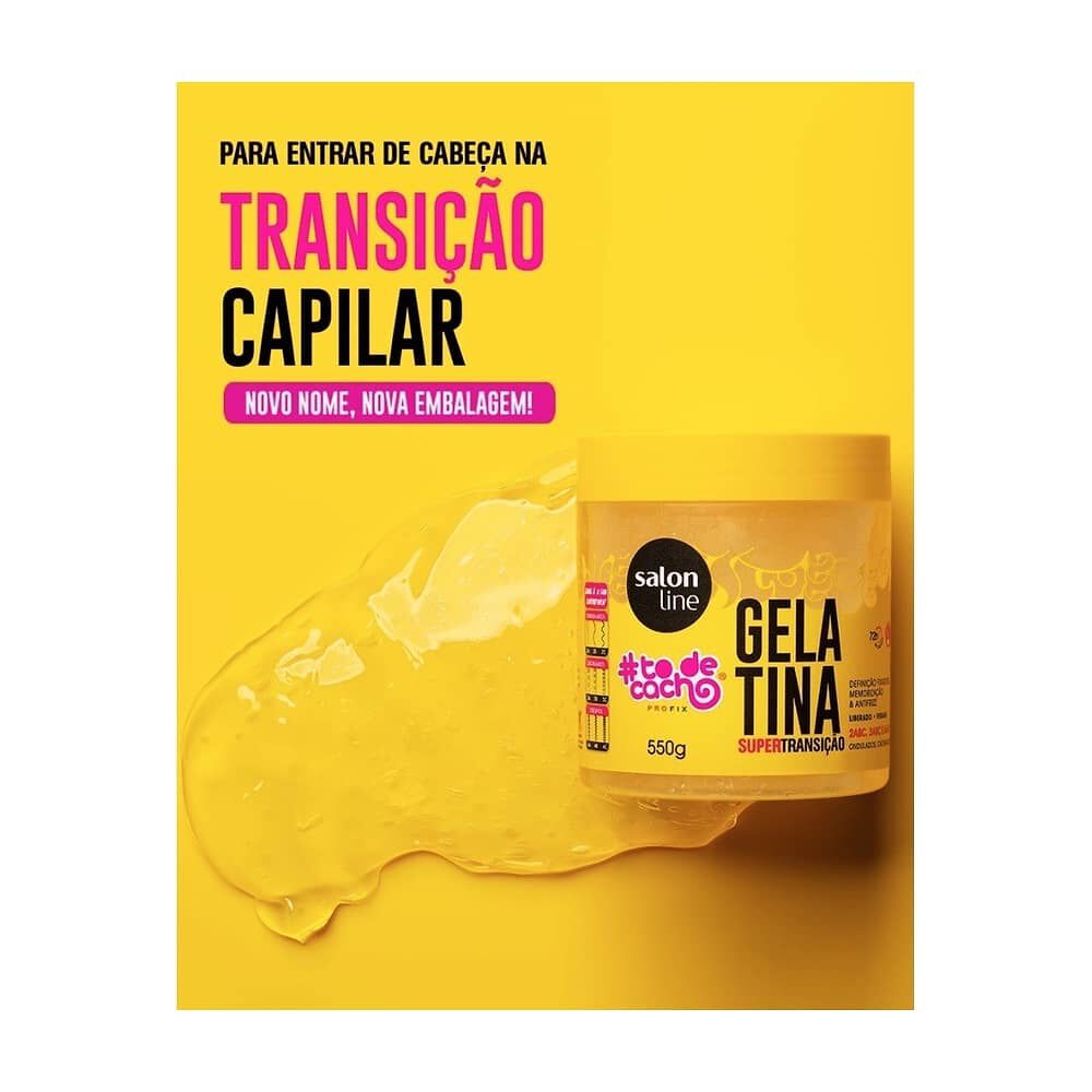 To De Cacho Gel Super Transicion 550g Salon Line image number 4.0