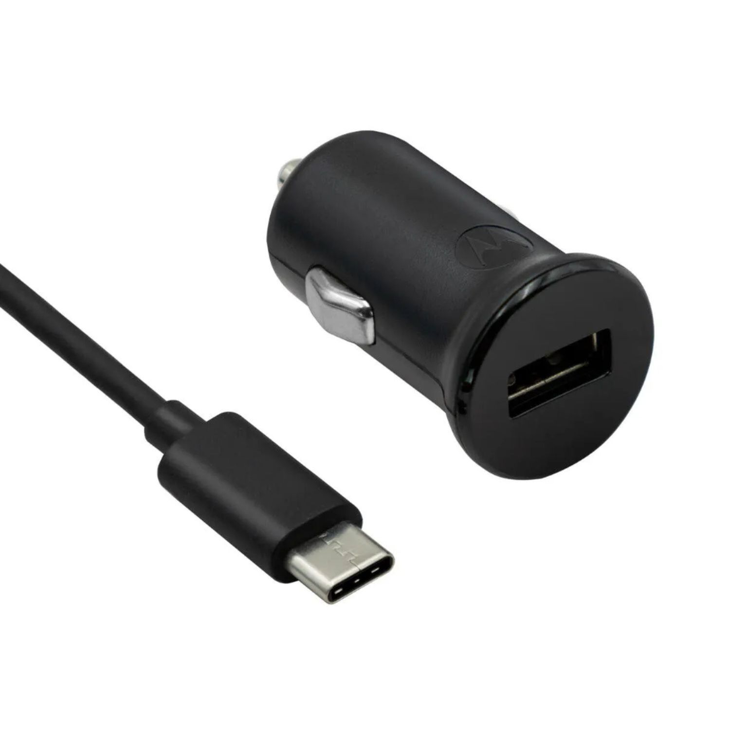 Motorola Cargador De Auto 18w Turbo Power Tipo C Negro Nuevo image number 0.0