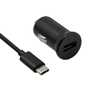 Motorola Cargador De Auto 18w Turbo Power Tipo C Negro Nuevo