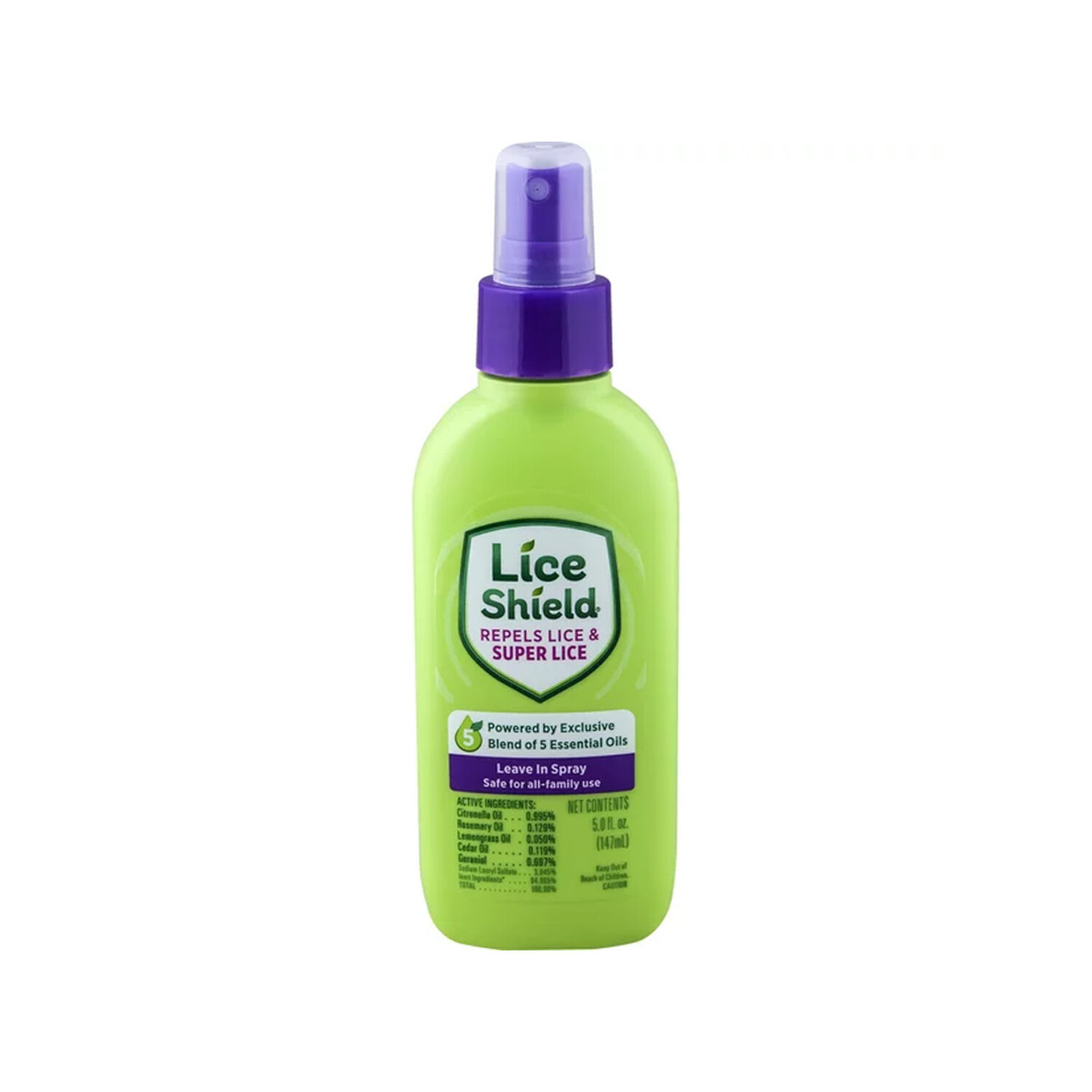 Lice Shield Repels Lice & Super Lice 147ml image number 0.0